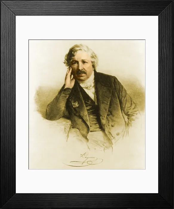 Framed Print : Louis Daguerre, French Inventor