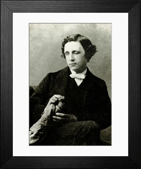 Framed Print : Charles Dodgson AKA Lewis Carroll, English Author Framed Print : Charles Dodgson AKA Lewis Carroll, English Author
