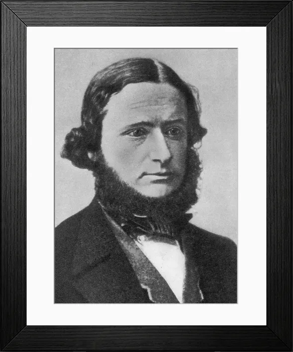 Framed Print : Gustav Kirchhoff, German Physicist Framed Print : Gustav Kirchhoff, German Physicist