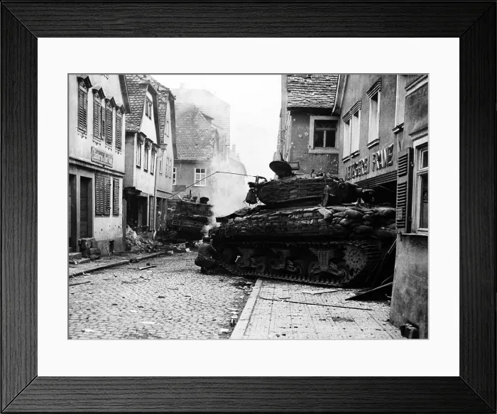 Framed Print : Two WWII Tanks Framed Print : Two WWII Tanks