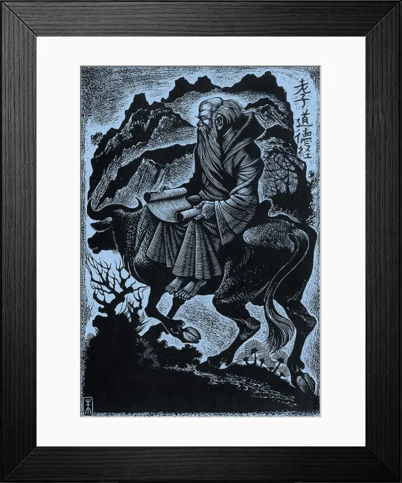 Framed Print : Laozi, Ancient Chinese Philosopher
