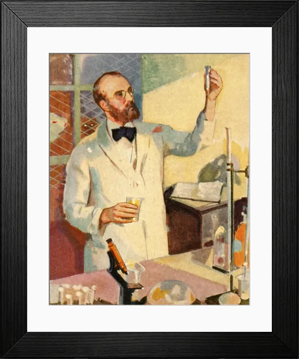Framed Print : Robert Koch, German Bacteriologist Framed Print : Robert Koch, German Bacteriologist
