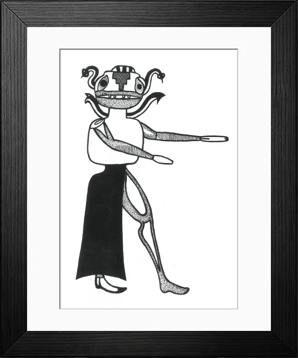 Framed Print : Gorgon, Legendary Creature Framed Print : Gorgon, Legendary Creature