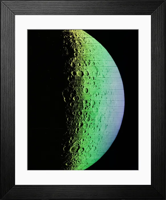 Framed Print : Hidden Side of Moon Framed Print : Hidden Side of Moon