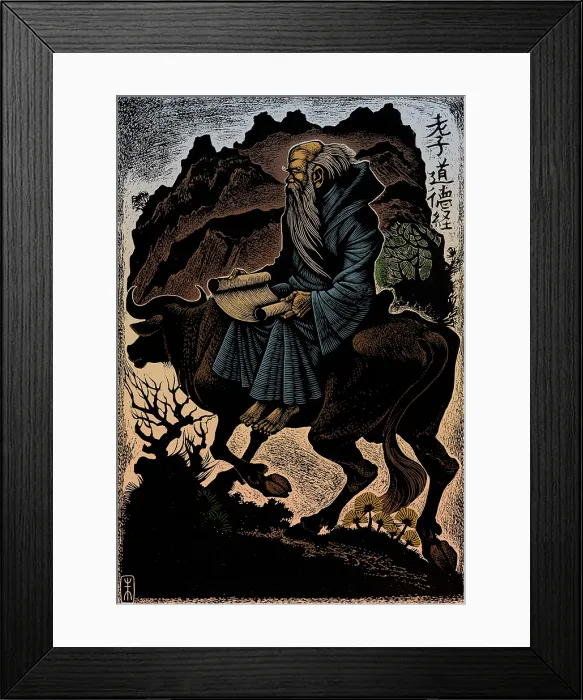 Framed Print : Laozi, Ancient Chinese Philosopher