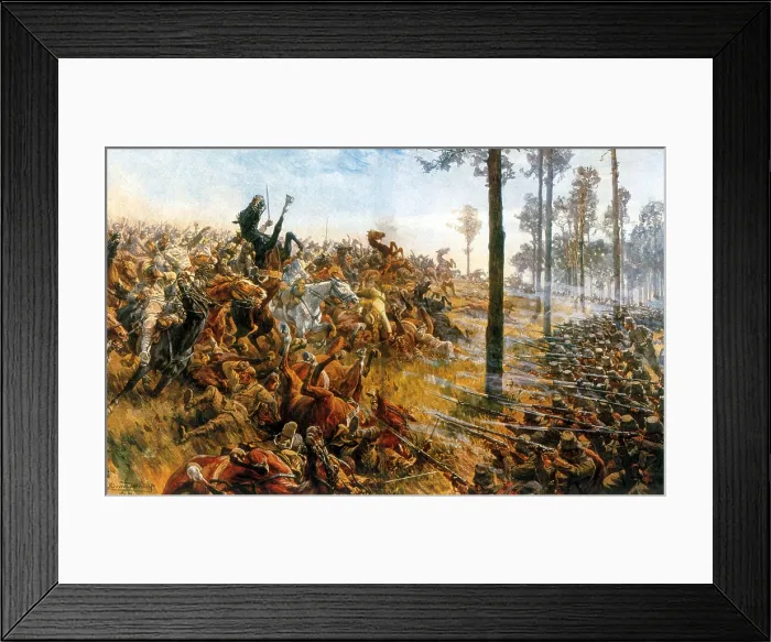 Framed Print : WWI, Battle of Cer, 1914 Framed Print : WWI, Battle of Cer, 1914