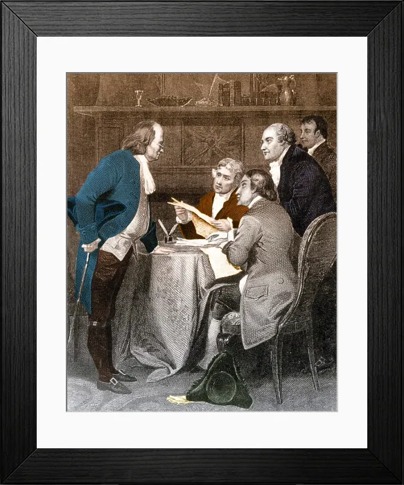 Framed Print : Committee of Five, Declaration of Independence Framed Print : Committee of Five, Declaration of Independence