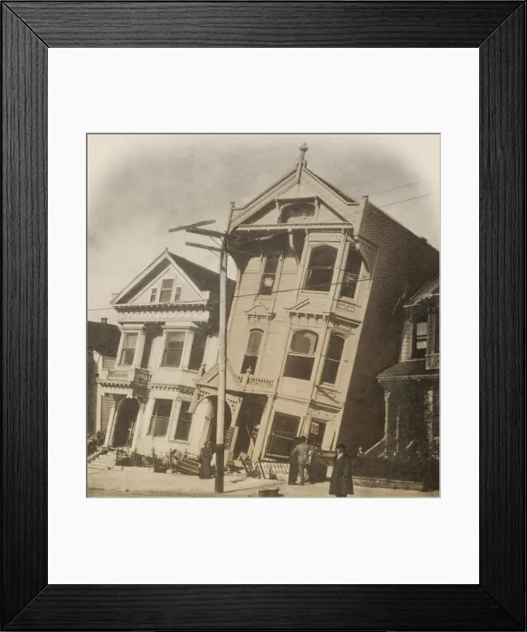 Framed Print : San Francisco Earthquake, 1906 Framed Print : San Francisco Earthquake, 1906