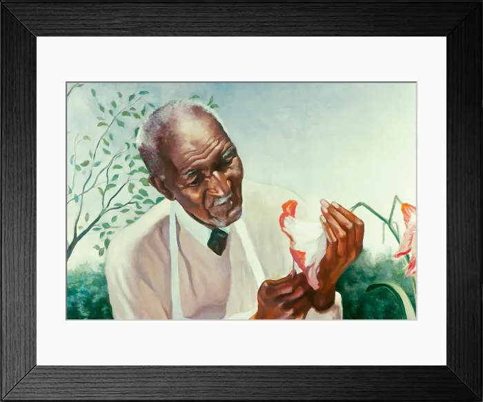 Framed Print : George W. Carver, American Botanist Framed Print : George W. Carver, American Botanist