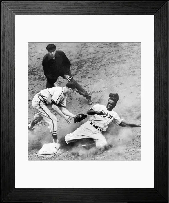 Framed Print : Jackie Robinson, American Baseball Legend Framed Print : Jackie Robinson, American Baseball Legend