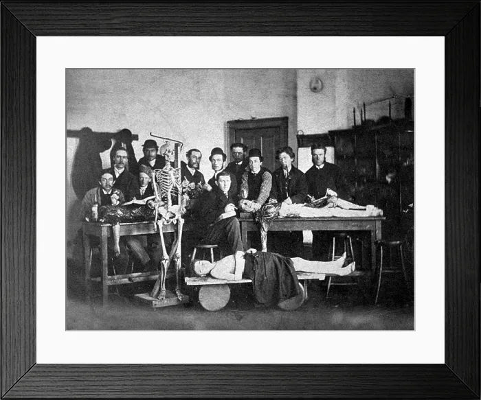 Framed Print : Medical Students and Cadavers, 1910s