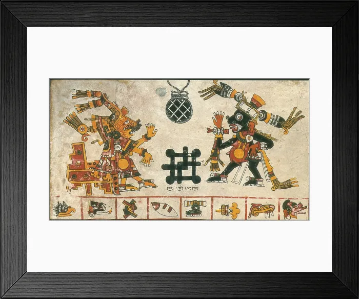 Framed Print : Xochiquetzal, Aztec Goddess of Beauty & Fertility