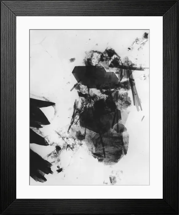 Framed Print : Asbestos fibers