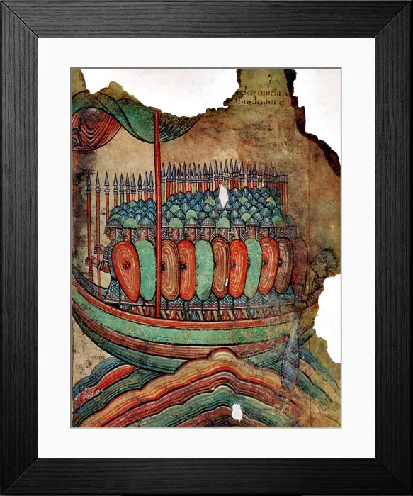 Framed Print : Norman Soldiers, 11th Century