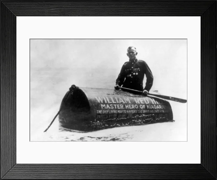 Framed Print : William 'Red' Hill Sr. Canadian Daredevil Framed Print : William 'Red' Hill Sr. Canadian Daredevil
