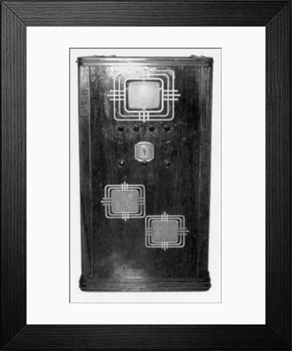 Framed Print : Early television set Framed Print : Early television set
