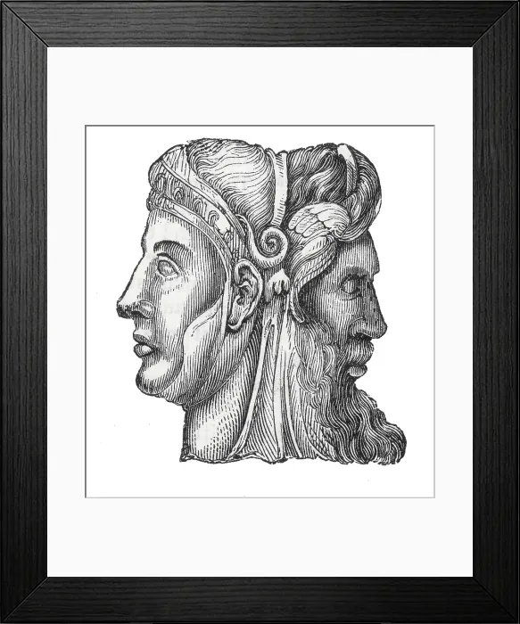 Framed Print : Janus, Roman god