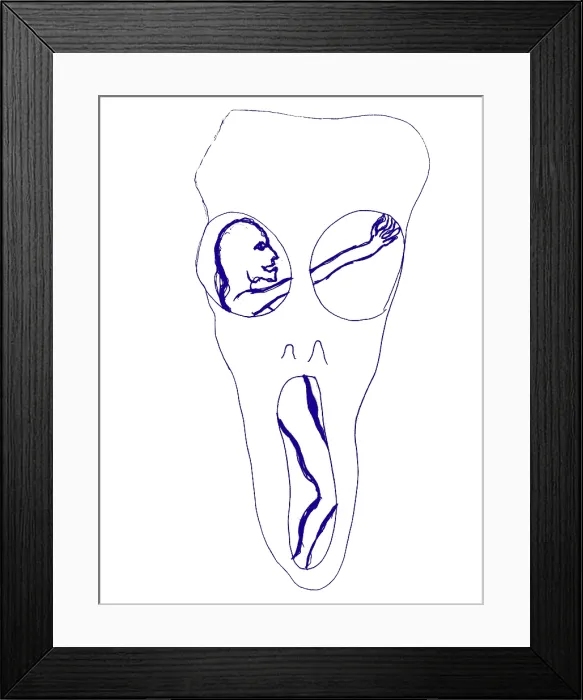 Framed Print : LSD Drawing Framed Print : LSD Drawing