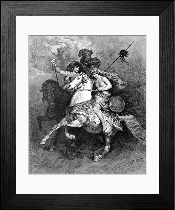 Framed Print : Penthesilea, Amazon Warrior Queen Framed Print : Penthesilea, Amazon Warrior Queen