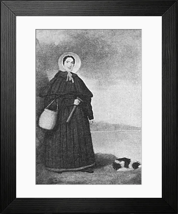 Framed Print : Mary Anning, English Paleontologist Framed Print : Mary Anning, English Paleontologist