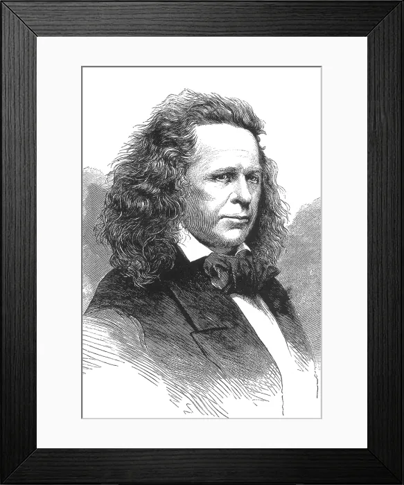 Framed Print : Elias Howe, American Inventor Framed Print : Elias Howe, American Inventor