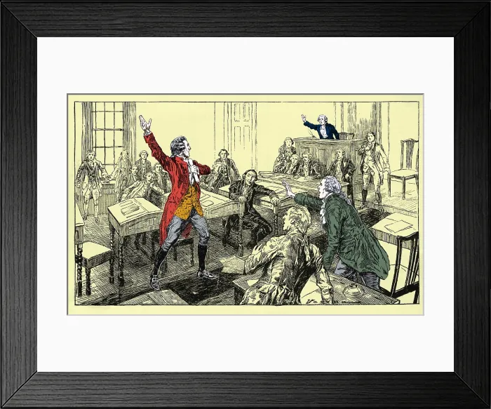 Framed Print : 'Give Me Liberty, or Give Me Death!' 1775