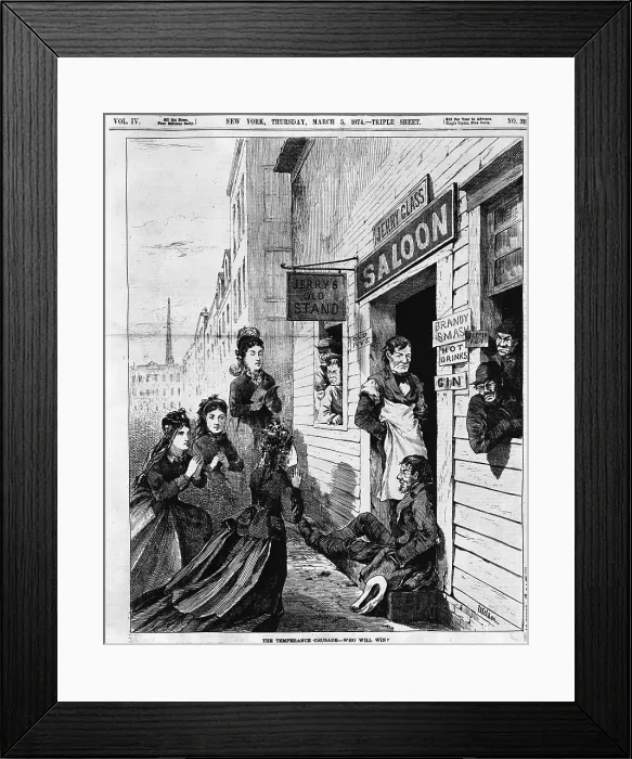 Framed Print : Temperance Crusade Framed Print : Temperance Crusade