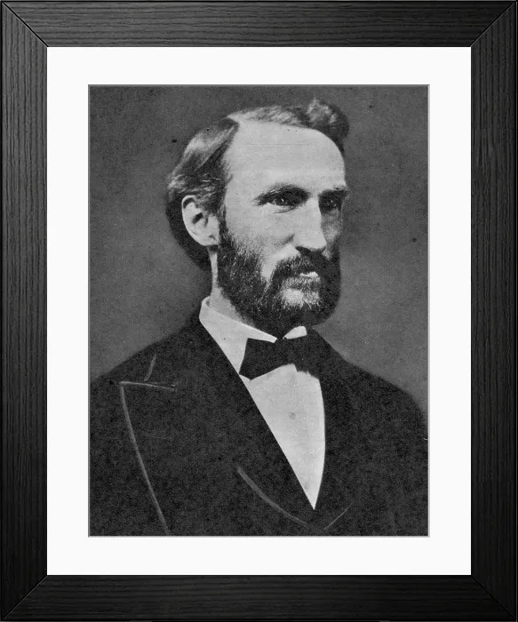Framed Print : Josiah W. Gibbs, American Scientist