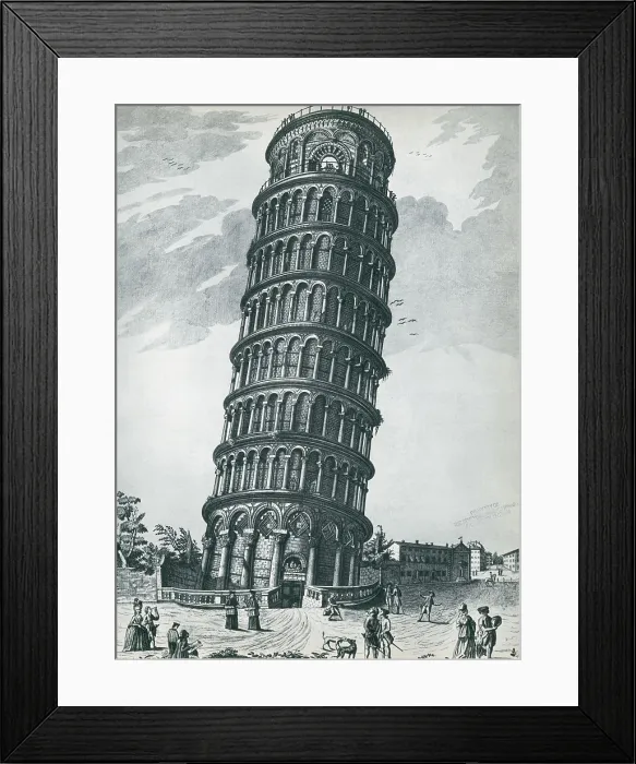 Framed Print : Leaning Tower of Pisa Framed Print : Leaning Tower of Pisa