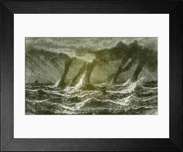 Framed Print : Waterspouts Framed Print : Waterspouts