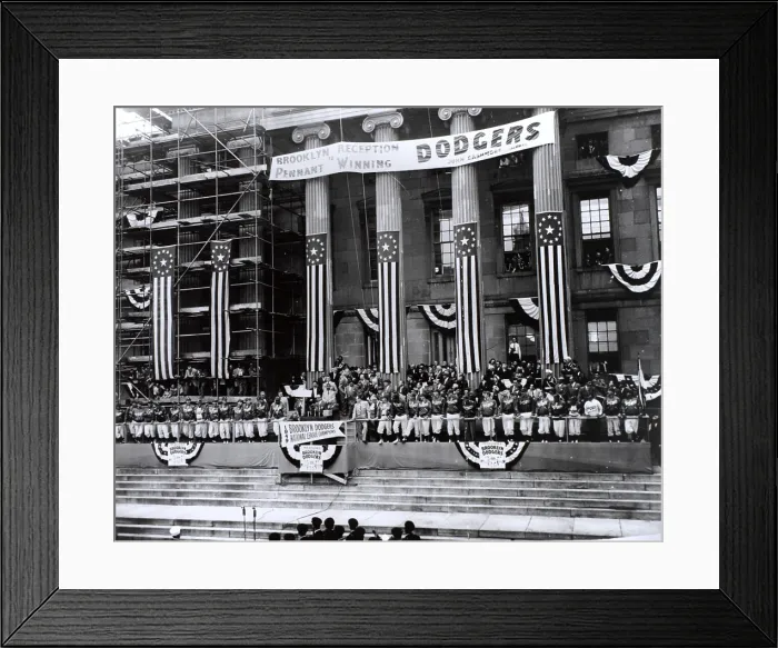 Framed Print : Pennant-Winning Reception Framed Print : Pennant-Winning Reception