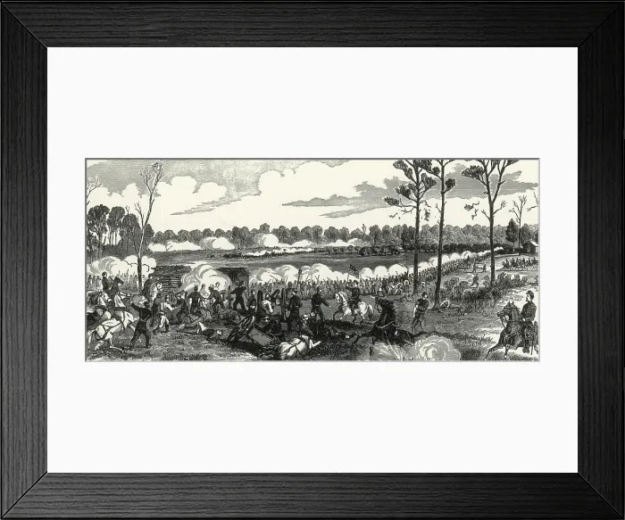Framed Print : American Civil War, Battle of Shiloh, 1862 Framed Print : American Civil War, Battle of Shiloh, 1862