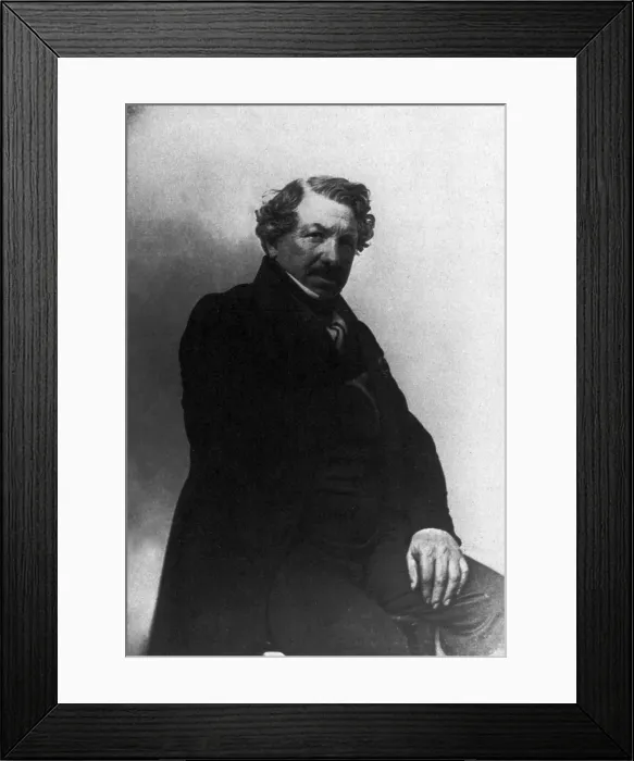 Framed Print : Louis Daguerre, French Inventor