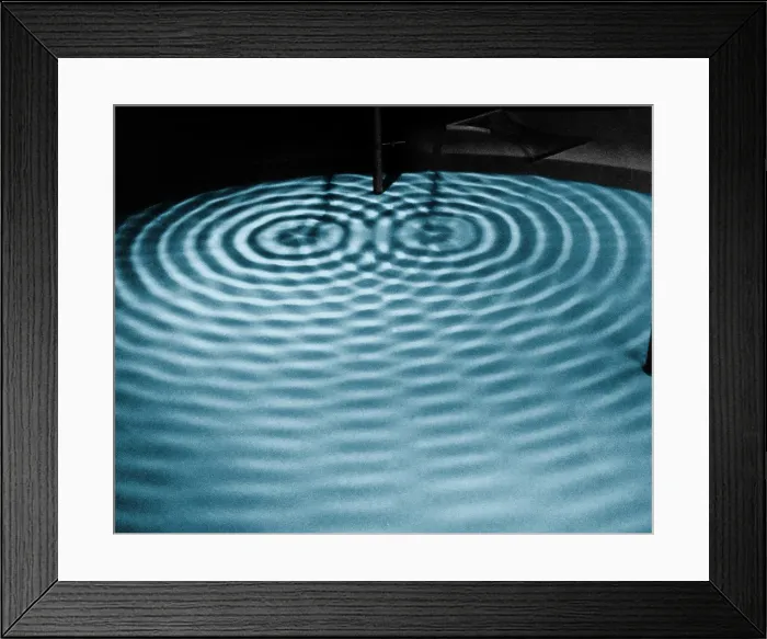 Framed Print : Intersecting Ripples Framed Print : Intersecting Ripples