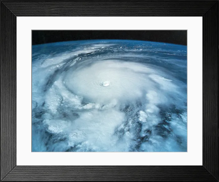 Framed Print : Hurricane Emilia