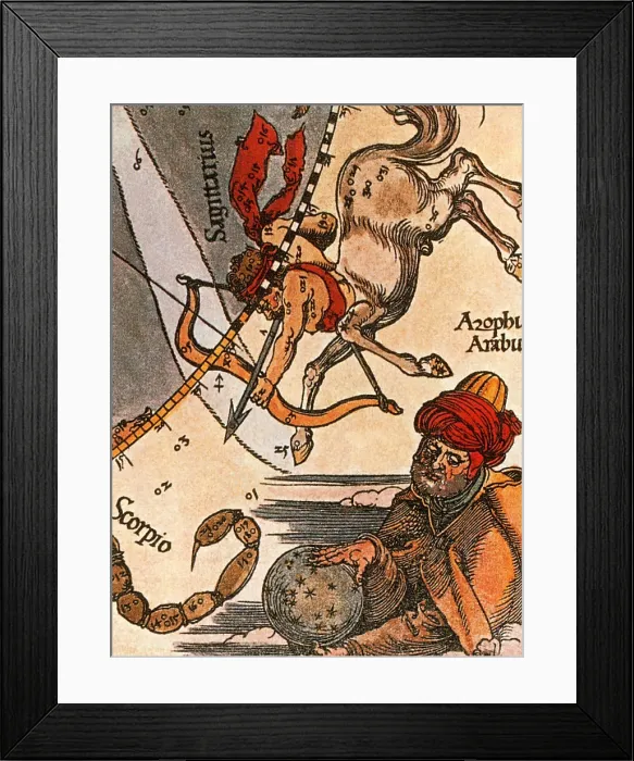 Framed Print : Sagitarius, Al-Sufi's Book of Fixed Stars Framed Print : Sagitarius, Al-Sufi's Book of Fixed Stars
