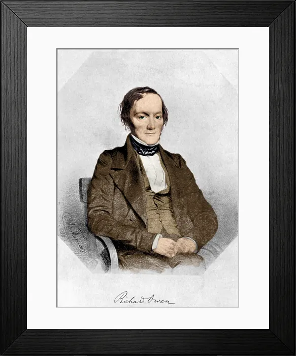 Framed Print : Richard Owen, English Paleontologist Framed Print : Richard Owen, English Paleontologist