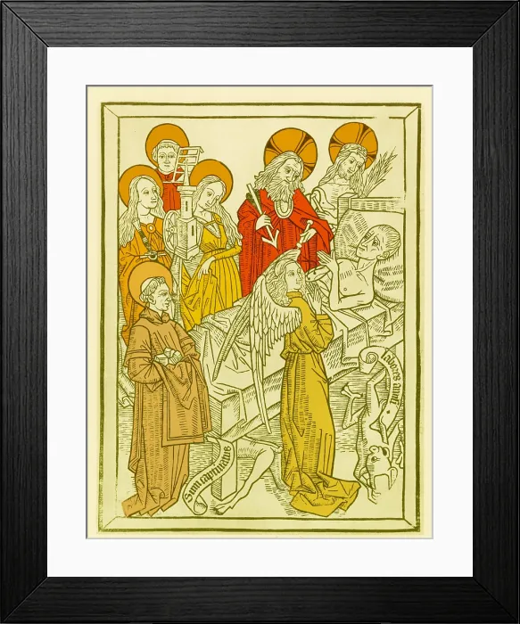 Framed Print : Art of Dying, Temptation of Pride, 15th Century Framed Print : Art of Dying, Temptation of Pride, 15th Century