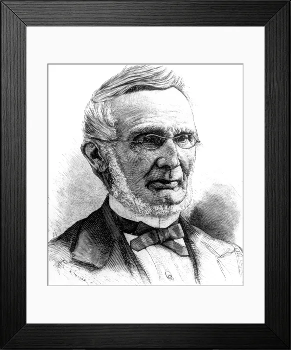 Framed Print : Arnold Henry Guyot, Swiss-American Geologist Framed Print : Arnold Henry Guyot, Swiss-American Geologist