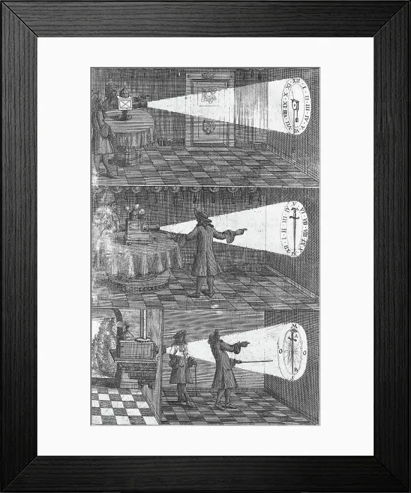 Framed Print : Johann Zahn, Light Projection Apparatus, 1685 Framed Print : Johann Zahn, Light Projection Apparatus, 1685