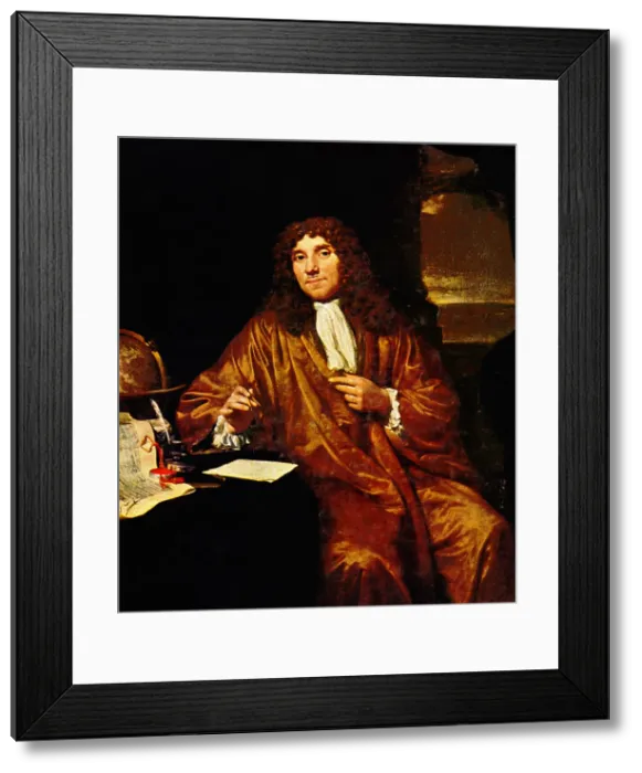 Framed Print : Anton Van Leeuwenhoek, Dutch Microbiologist Framed Print : Anton Van Leeuwenhoek, Dutch Microbiologist