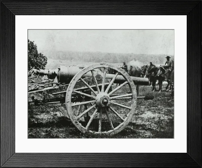 Framed Print : Parrott Gun