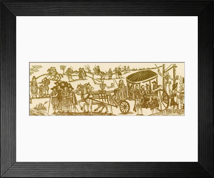 Framed Print : Great Plague of London, 1665 Framed Print : Great Plague of London, 1665