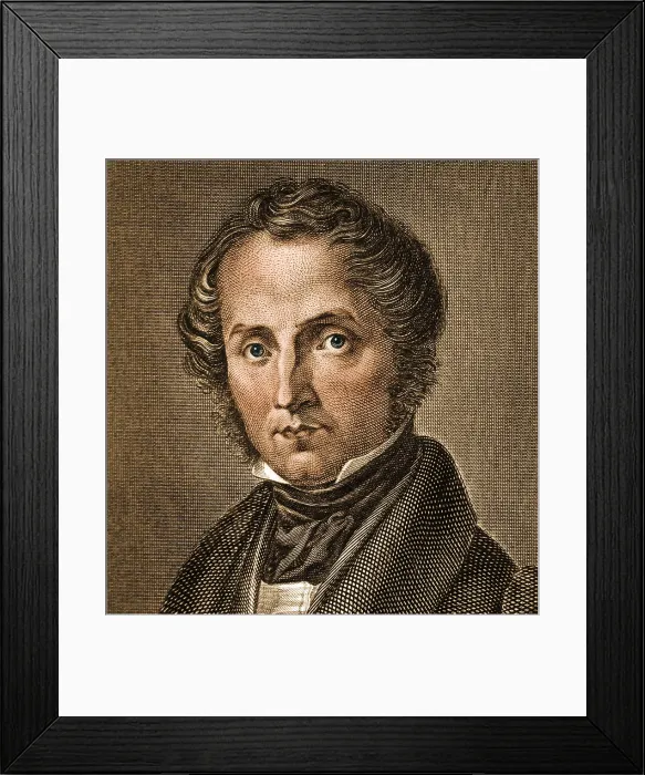Framed Print : Justus von Liebig, German Chemist Framed Print : Justus von Liebig, German Chemist