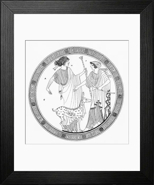 Framed Print : Apollo and Artemis Framed Print : Apollo and Artemis