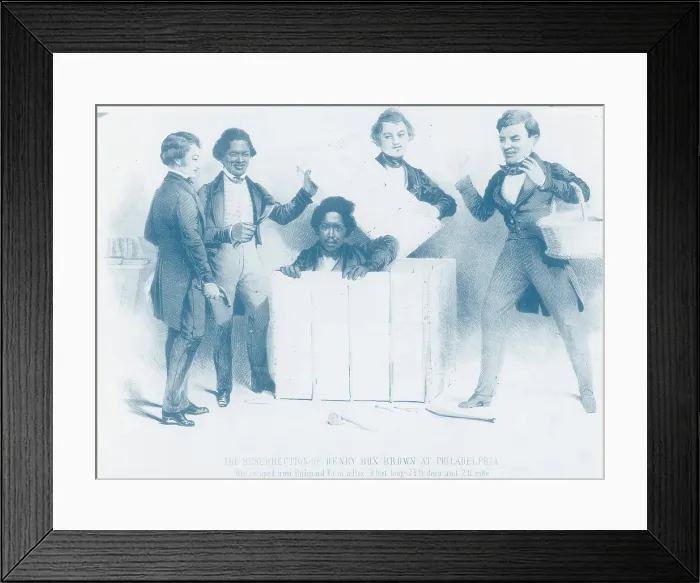 Framed Print : Resurrection of Henry Box Brown Framed Print : Resurrection of Henry Box Brown