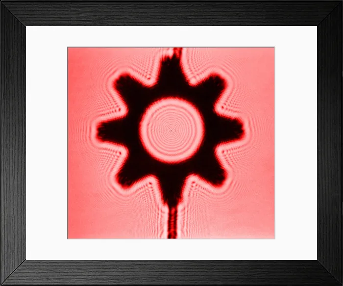 Framed Print : Fresnel Diffraction Pattern Framed Print : Fresnel Diffraction Pattern