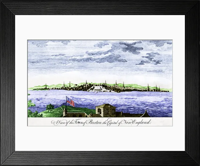 Framed Print : Boston. 1787 Framed Print : Boston. 1787