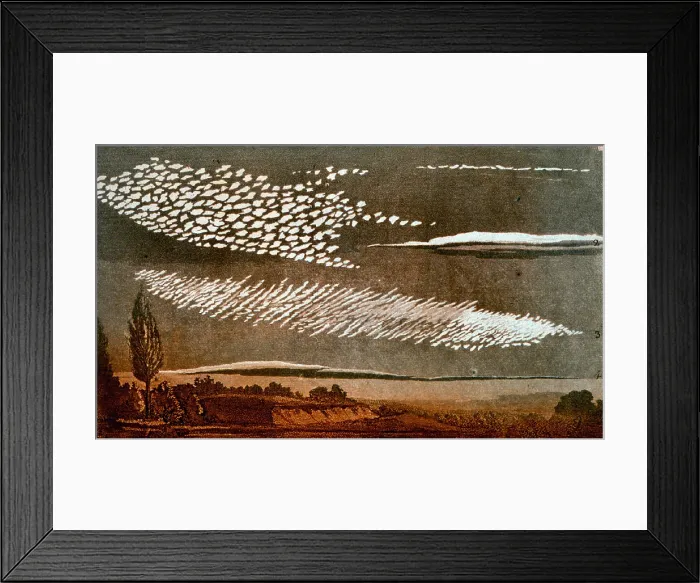 Framed Print : German Cloud Atlas, 1819 Framed Print : German Cloud Atlas, 1819
