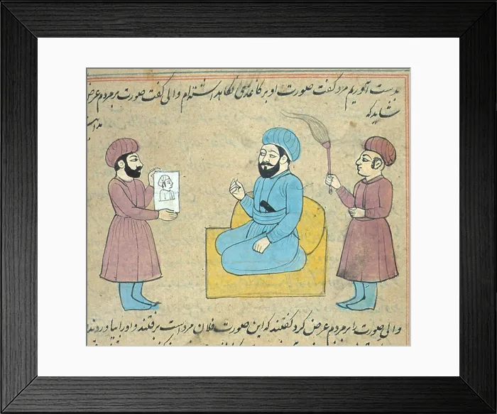 Framed Print : Islamic Men, 17th Century